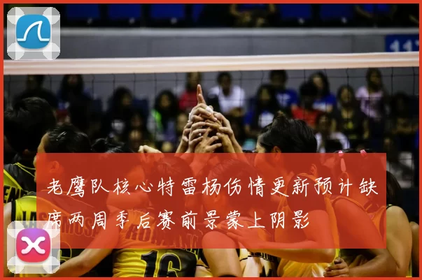 老鹰队核心特雷杨伤情更新预计缺席两周季后赛前景蒙上阴影